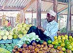 Fruit Seller- Zanzibar