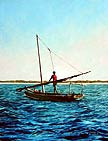 Moored Boat-Lamu